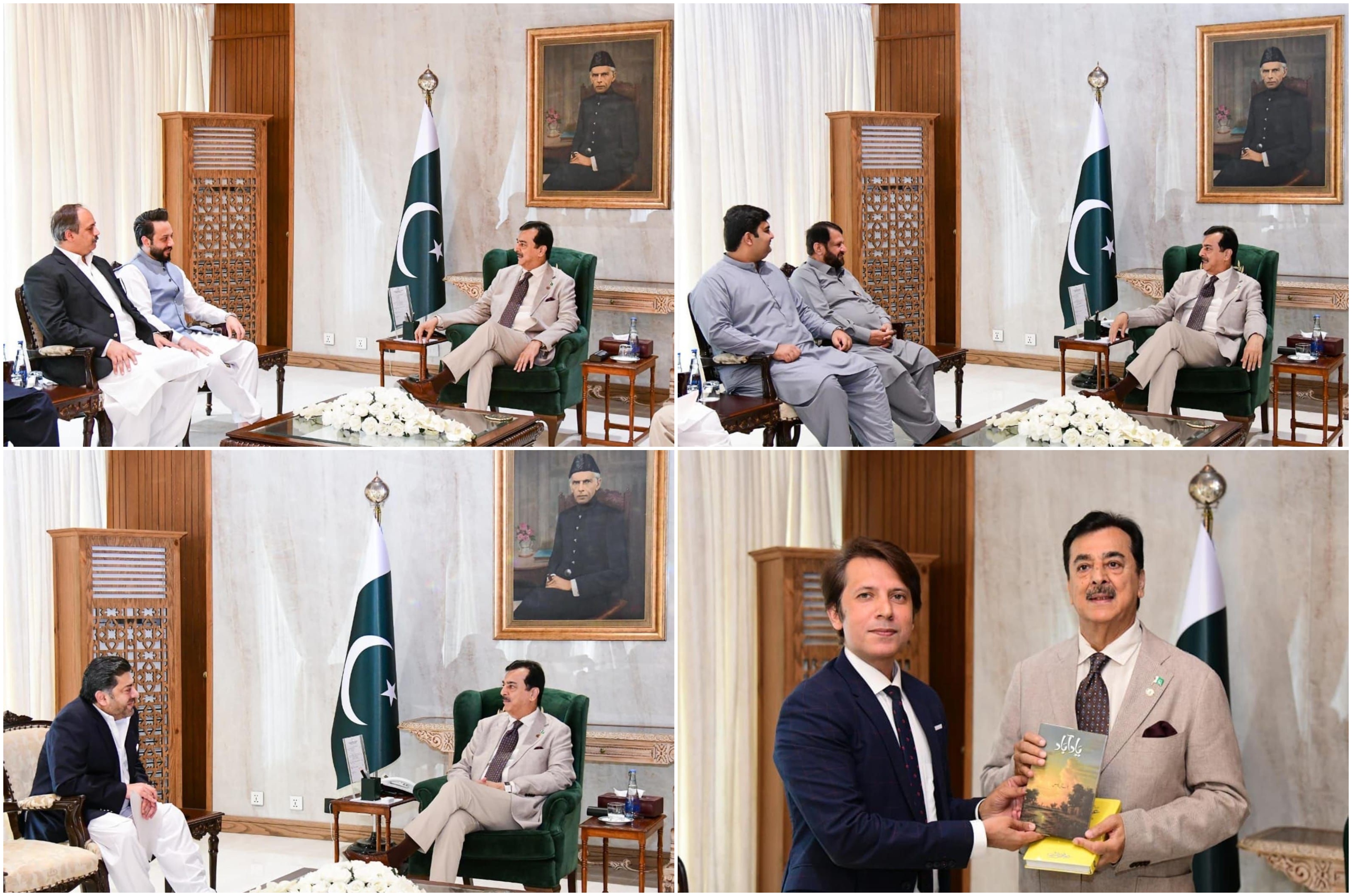 Acting President Syed Yousuf Raza Gilani holds meetings at Aiwan-e-Sadr

