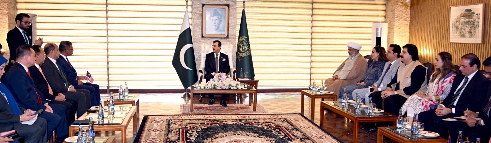 Chairman Senate Welcomes Malaysian Interior Minister, Calls for Further Strengthening of Pakistan–Malaysia Relations