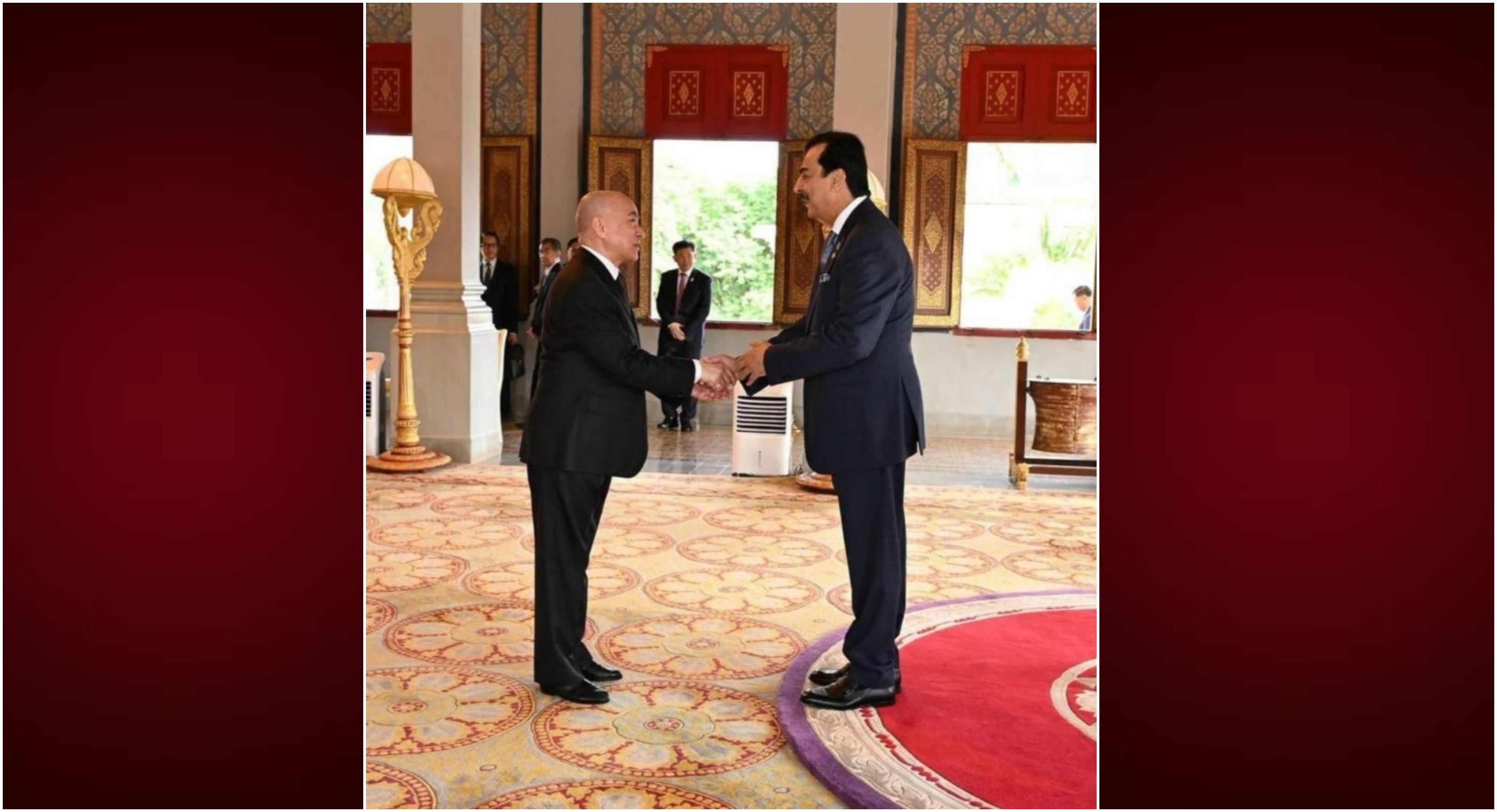 Chairman Senate Syed Yousaf Raza Gilani Leads Delegation for Courtesy Call on King Norodom Sihamoni; Announces Indonesia to Host 3rd ISC
